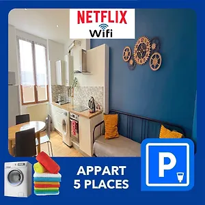 Appartement Chic&cosy F2 Gare Netflix Centre-ville, Saint-Etienne (Loire)